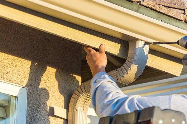 we offer a 5-year warranty on all gutter installation workmanship