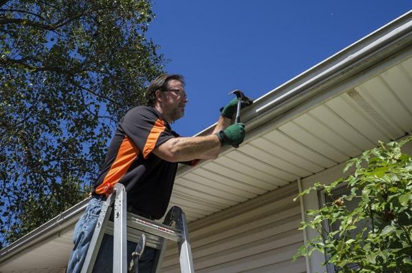 the timeline for a gutter repair project depends on the extent of the damage, but we work efficiently to complete the job in a timely manner